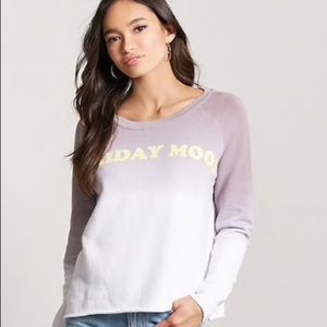 Forever 21 dip dye sweatshirt